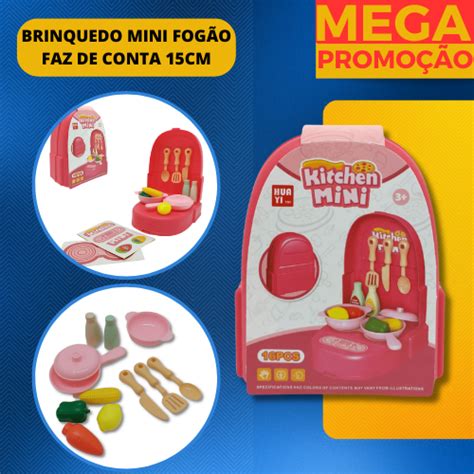 Kit Conjunto Brinquedo Cozinha Infantil Mini Utensílios e Frutas