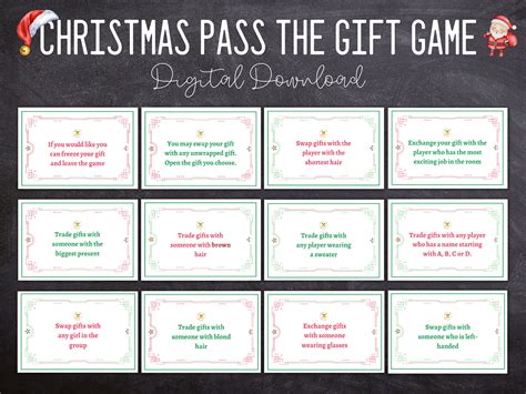 how to play pass the gift game