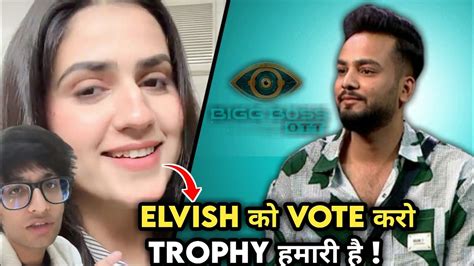 Pranjal Dahiya And Saurabh Joshi Supportive Reply To Elvish Yadav In Bigg