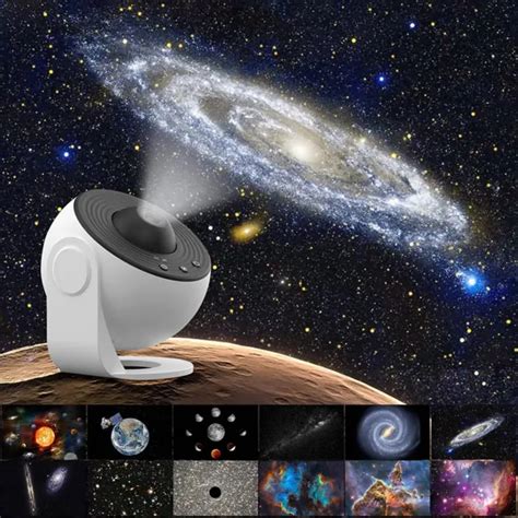 In Planetarium Galaxy Starry Sky Projector Night Light Nebula Lamp