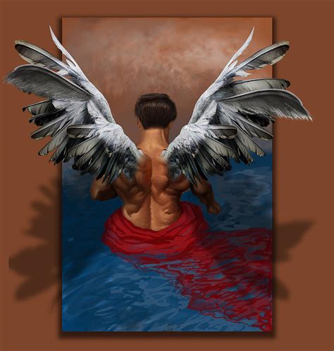 Angel Digital Art By Grazio Dicarolo Fine Art America