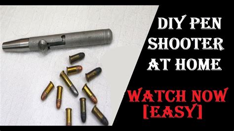 How To Make A Gun Using A Old Pen At Home Diy 360 Life Hack Youtube