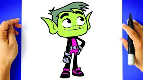 How To Draw Beast Boy From Teen Titans Go