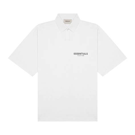 Fear Of God Essentials Polo Shirt White For Men Lyst