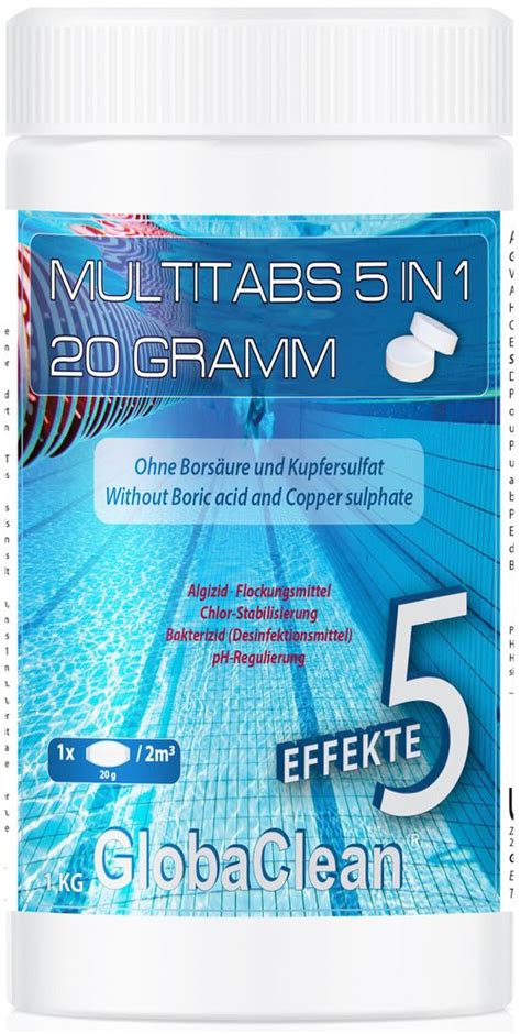 1 Kg Pool Chlor Multitabs 5in1 20g Kaufland De