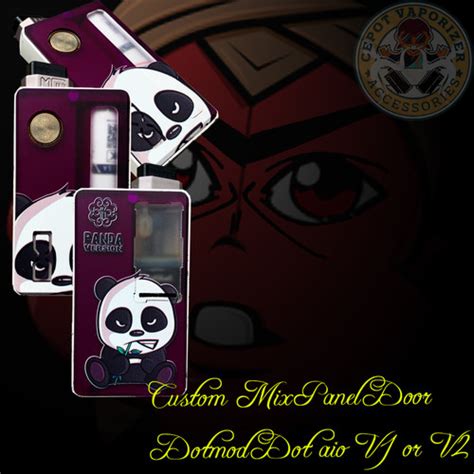 Jual Custom Mix Panel Door Panda Edition For Dotmod DOT AIO V1 Or V2