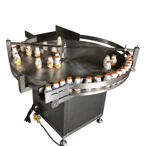 Bottle Sorting Table Unscrambler Bottle Loading Turntables Round