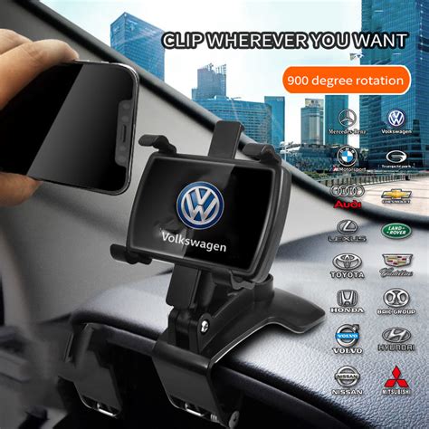 Porta Telefone Volkswagen 360 Rotação Para Carro Celular Suporte De