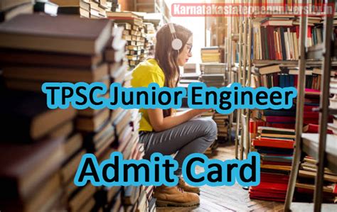 TPSC Junior Engineer Admit Card 2024 Release Date All Updates