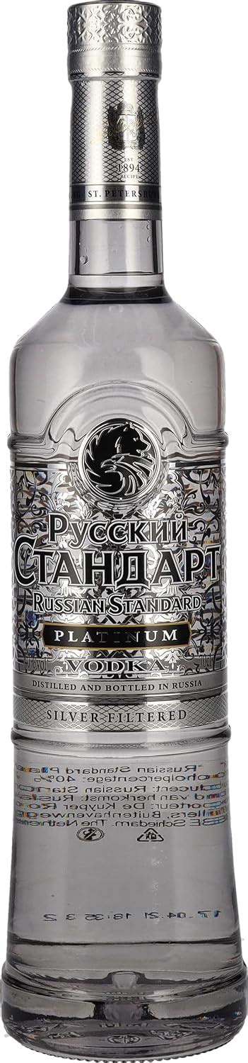 Russian Standard Platinum Vodka 70 Cl Amazon Fr Epicerie