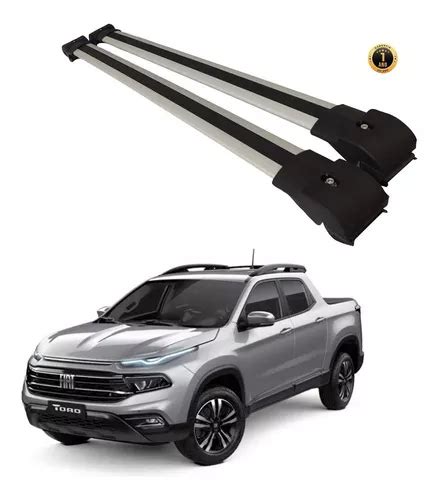 Bagageiro De Teto Para Fiat Toro 16 A 2022 Transversal Larga