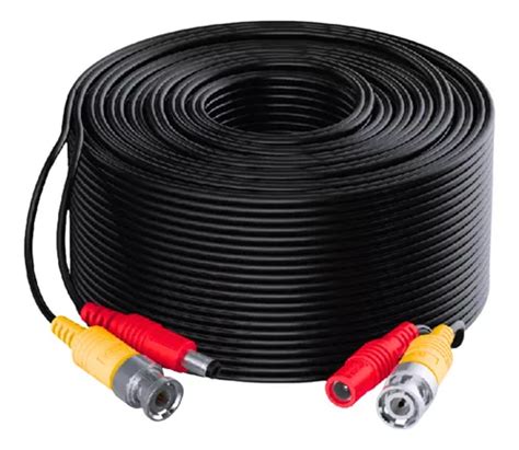 Cable Siames 20 Metros Para Camaras Seguridad Cctv Bnc Video MercadoLibre