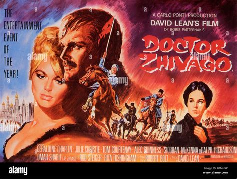 Doctor Zhivago Poster For 1965 Mgm Film With Omar Sharif And Julie