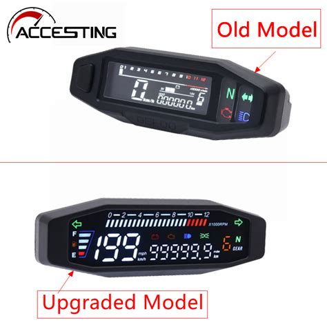 With Sensorupgraded Model Universal Lcd Digital Motorcycle