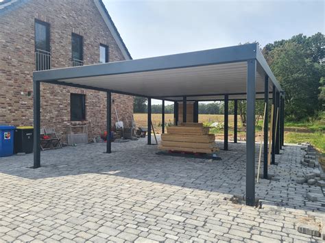 Metall Doppel Carport Schuppen Bausatz Vom Hersteller Kaufen