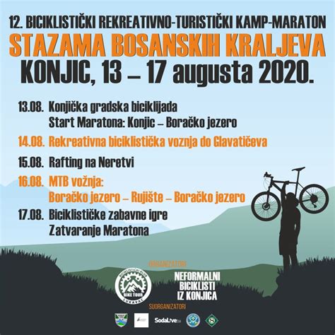 Bk Bike Tour Lukavac Organizuje Kamp Maraton Na Bora Kom Jezeru