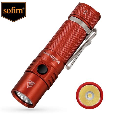 Sofirn SP10 Pro Leistungsstarke 900lm EDC Taschenlampe LH351D LED