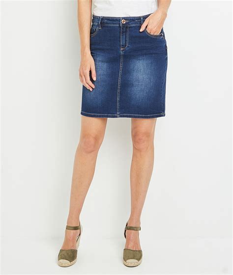 Jupe En Jean Droite Femme RINSE Grain De Malice