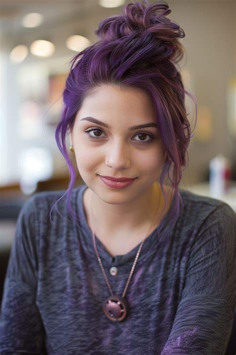 41 Vibrant Violet Hairstyles to Unleash Your Inner Diva