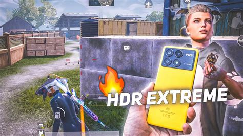 HDR EXTREME GAMEPLAY POCO X6 PRO 5g TEST WITH FPS METRE HEATING TEST