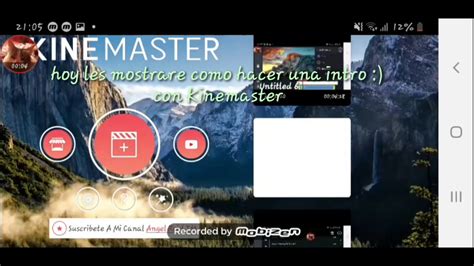 Como Hacer Una Intro Con Kinemaster Youtube