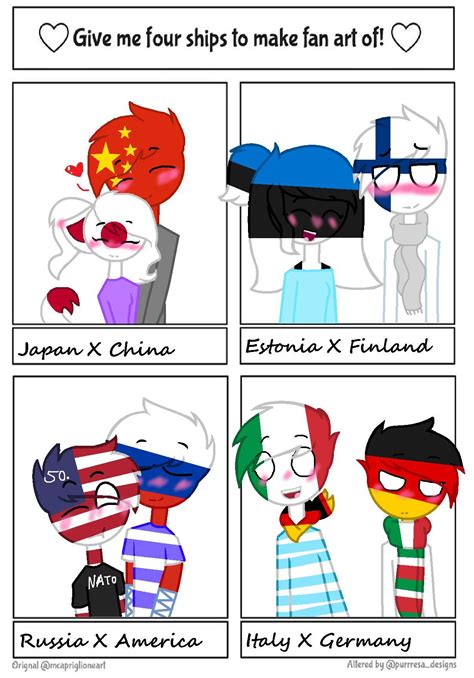 Four Ships Fanarts •countryhumans Amino• Eng Amino