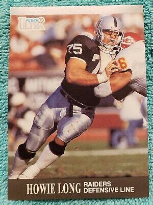 Fleer Ultra Howie Long Los Angeles Raiders Ebay