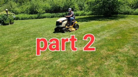 How To Make Your Grass Look Amazing With A Mower Part 1 😀 Youtube