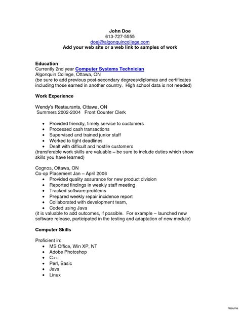 Describe Your Computer Skills Resume Sample List Of Computer Skills On Resume Best Resume