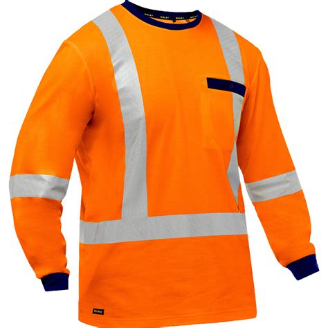 Bisley Ansi Type R Class 3 And Csa Z96 Class 2 X Back Long Sleeve Shirt M Hi Vis Yellow