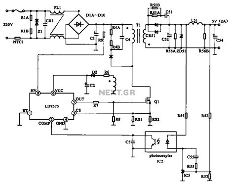 12v Power Adapter Circuit Diagram