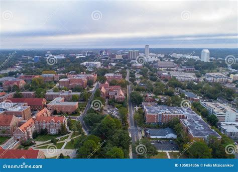 Aerial Tallahassee FL FSU stock photo. Image of aerial - 105034356