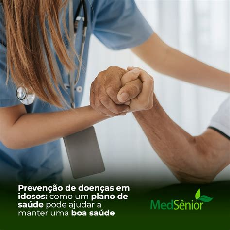 Prevenção de doenças em idosos como um plano de saúde pode ajudar a