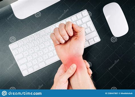 Carpal Tunnel Syndrome Hand Pain In Man Injury Wrist Arthritis Office