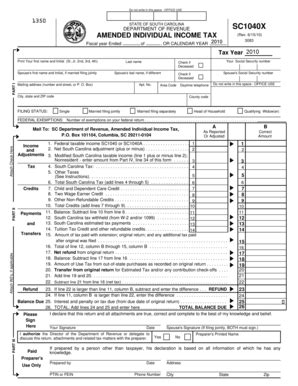 Fillable Online Amended Individual Income Tax Fax Email Print Pdffiller