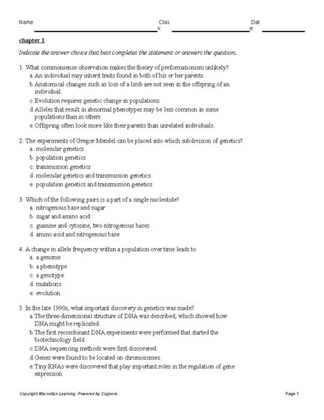 Chapter S E Chapter Indicate The Answer Choice