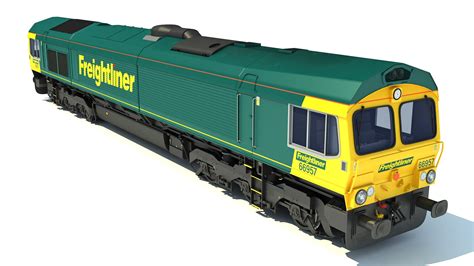 British Rail Class 66 Model - TurboSquid 1620620