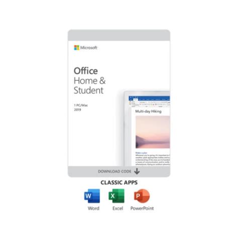 Microsoft Office Home & Student 2019 (1-User License, Product Key Code) | Computers | Laptops ...