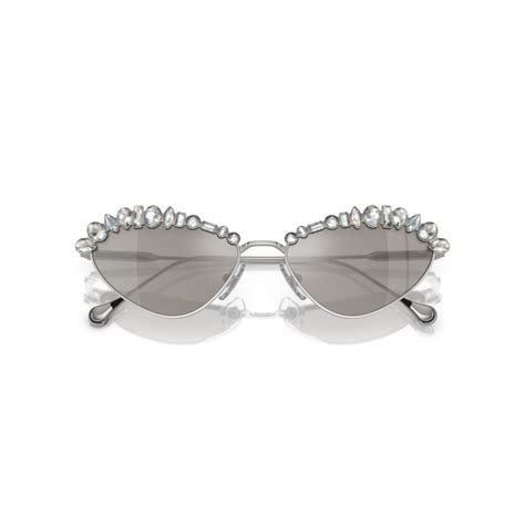 Swarovski SK 7009 40016G Silver Sunglasses Woman