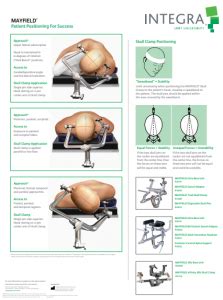 Best Practices For Skull Clamp Pin Placement For Prone Patient