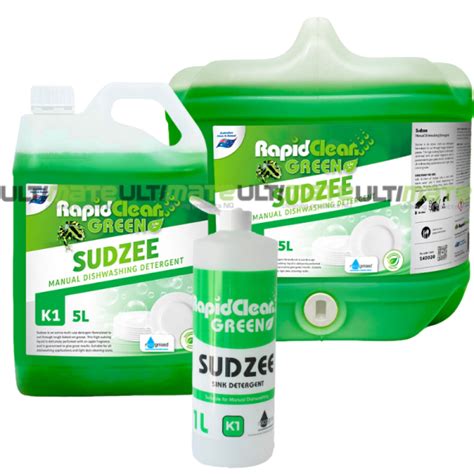 Rapidclean Sudzee Dishwashing Liquid Ultimate Cleaning Products