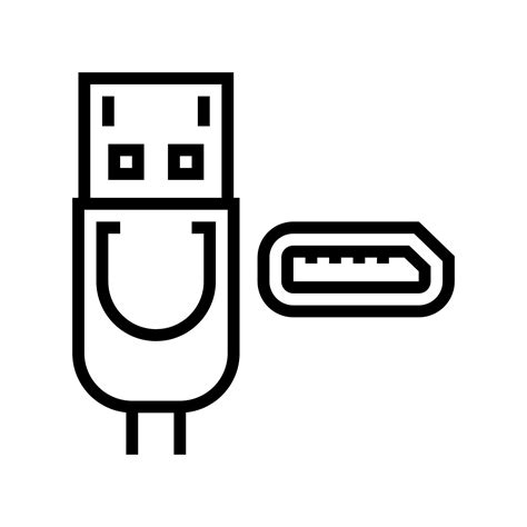 dp displayport line icon vector illustration 21245563 Vector Art at ...