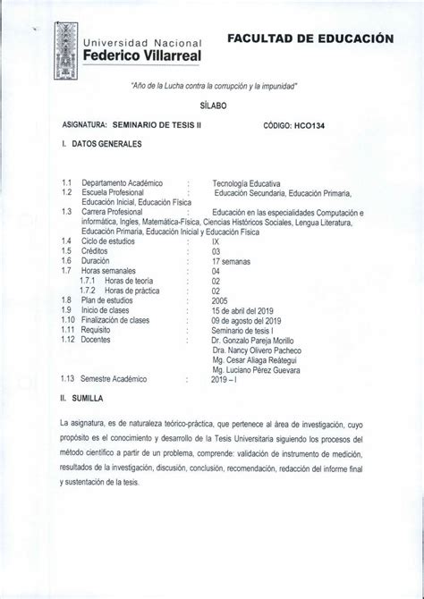 PDF Semina Del Informe Final De La Tesis Coherencia En La