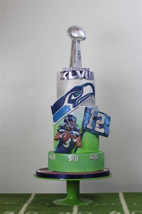 Seahawks Super Bowl Cake - CakeCentral.com