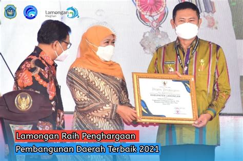 Lamongan Raih Penghargaan Pembangunan Daerah Terbaik Portal