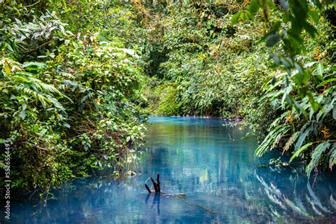 fairytale landscape of volcano tenorio national park by rio celeste ...