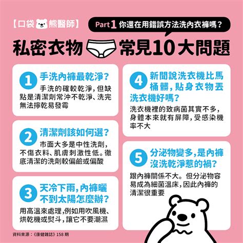 手洗內褲最乾淨？為何底褲總是黃黃的？ 私密衣物10大疑問快來看 康健雜誌