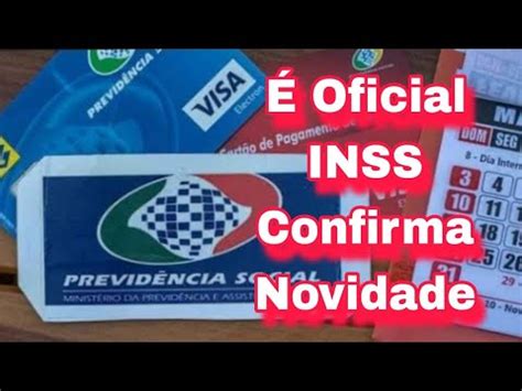 Oficial Inss Confirma Novidade Youtube