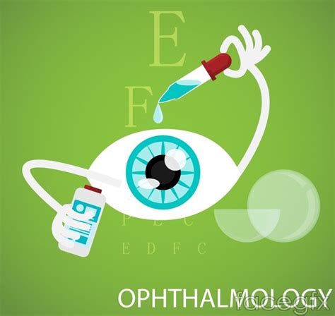 Cartoon eye drops design vector