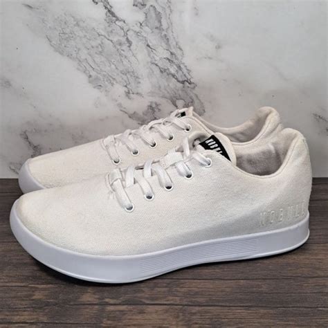 No Bull Shoes No Bull White Cream Canvas Trainer Sneaker Unisex Mens 65 Womens Size 8 Guc